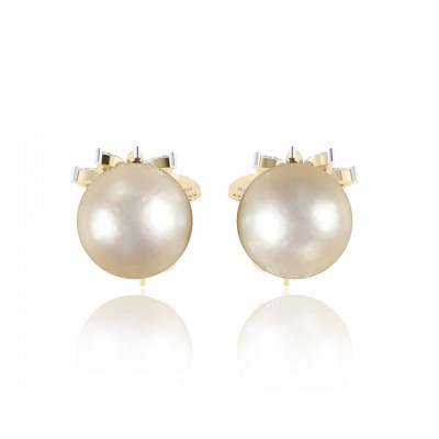 Aakansha Pearl Diamond Earring